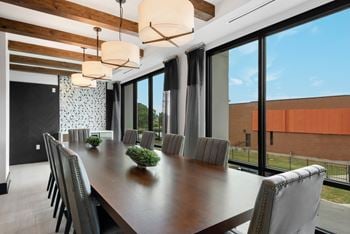 Business center with micro-offices and conference rooms